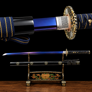 Ninjato Amethyst (Acciaio al Manganese con Finitura Ametista)