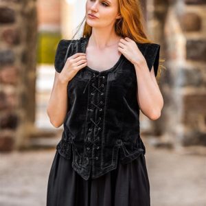 Gilet in velluto "Adrienne"