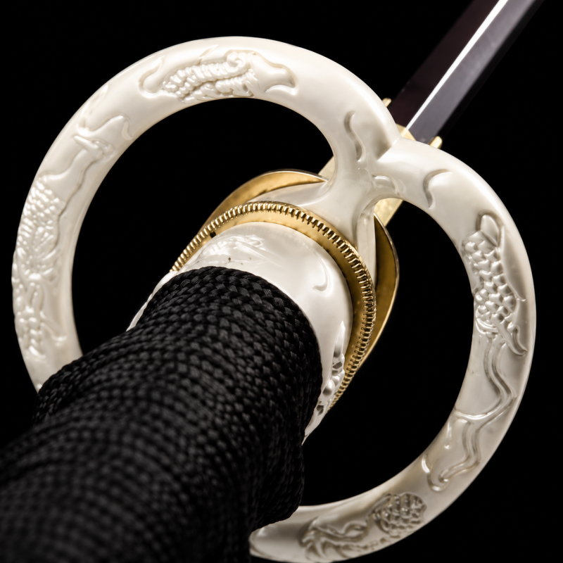 Tanto Asahi (Acciaio Damasco Torsato Blu)