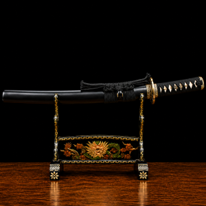 Tanto Tsuruga (Acciaio Damasco con Hamon Autentico)