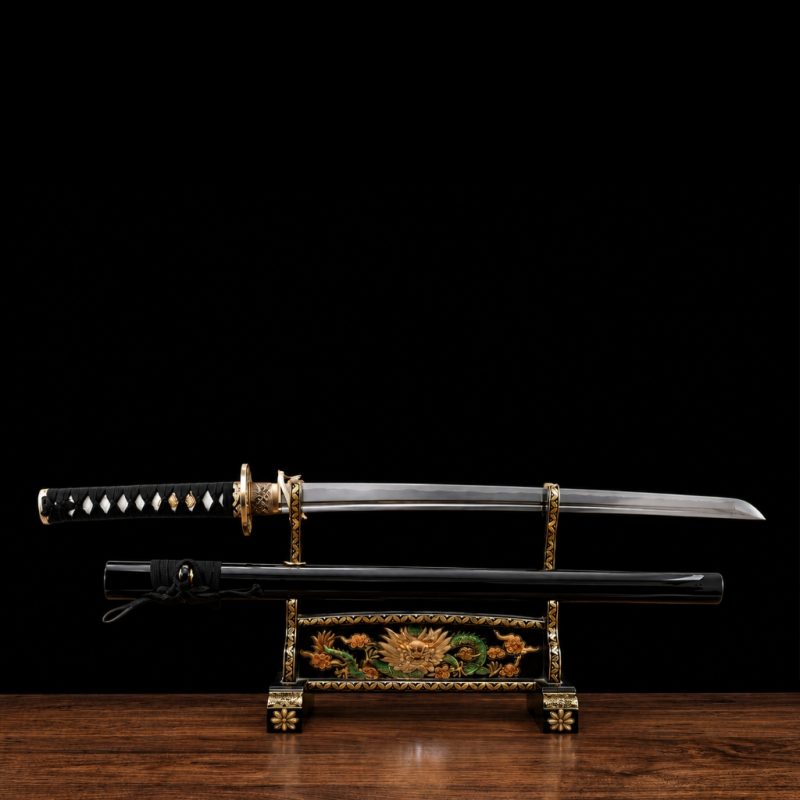 Wakizashi Kodachi Kanoya (Acciaio al Carbonio 1060)