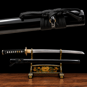 Wakizashi Kodachi Kanoya (Acciaio al Carbonio 1060)