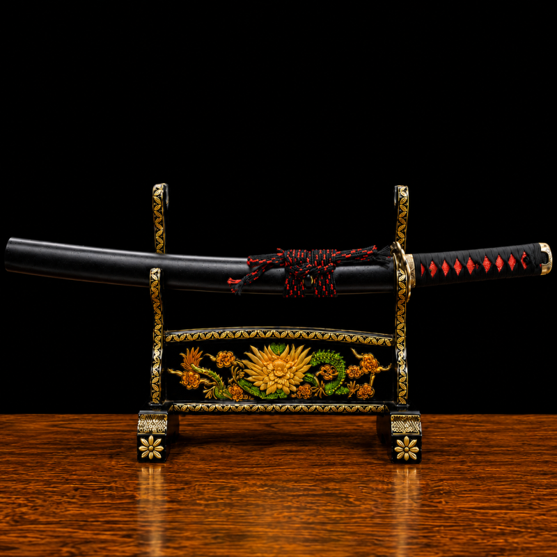 Wakizashi Kodachi Maizuru (Acciaio Damasco)