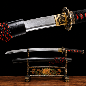 Wakizashi Kodachi Maizuru (Acciaio Damasco)
