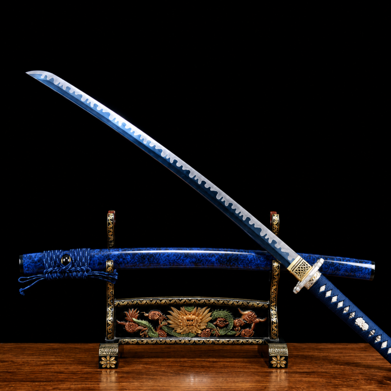 Wakizashi Ocean (Acciaio al Carbonio 1060)