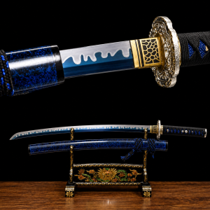 Wakizashi Ocean (Acciaio al Carbonio 1060)