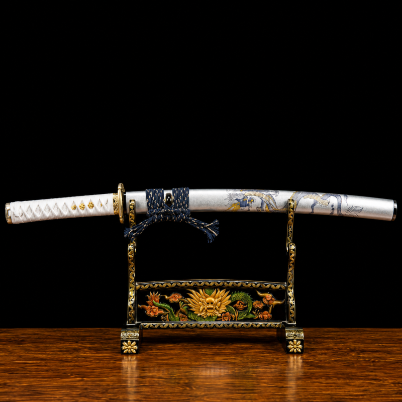 Wakizashi Kodachi Tamana (Acciaio T10 con Hamon Autentico)