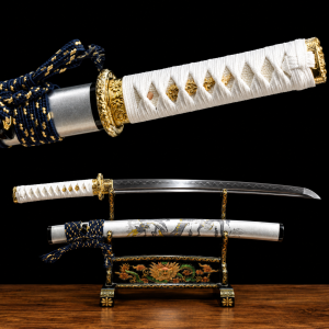 Wakizashi Kodachi Tamana (Acciaio T10 con Hamon Autentico)